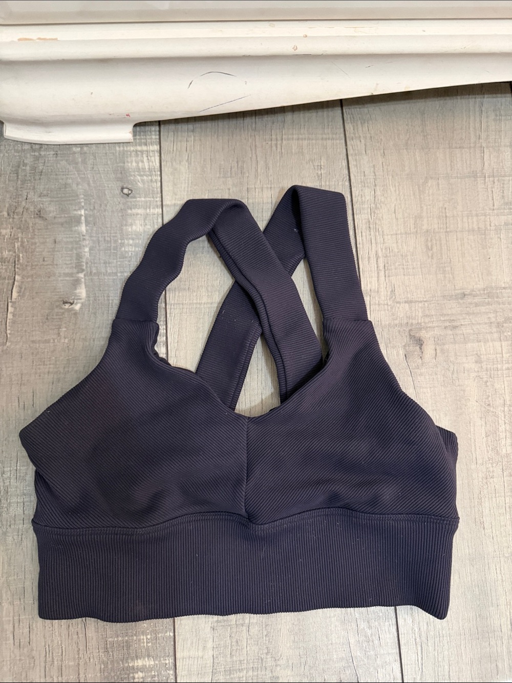 ALO Ribbed Bra, size M